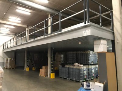Two-storey warehouse - mezzanine in Riga for company "NEO" 10